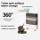 Turtle Tank Waterfall Filter Low Water Suction Purification Recirculating Box Fecal Clean Up 10