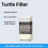 Turtle Tank Waterfall Filter Low Water Suction Purification Recirculating Box Fecal Clean Up 9