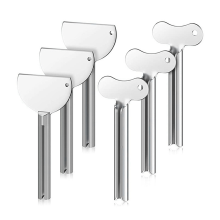 6 Pcs Stainless Steel Toothpaste Tube Squeezers Key for Bathroom Hair Dye Cosmetic Tubes Squeezer