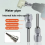 Universal Wire Cutting Tool Water Pipe Inner Hole Cutter PPR 4 Points 6 PVC Plastic PE Electric Drill 5