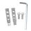 Stripped Screw Extractor Set for Damaged Remover and Easy Out Bolt Kit Broken Hex 5
