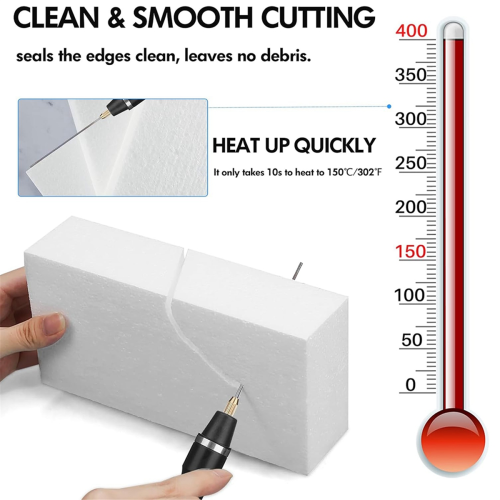 Foam Cutter Hot Wire Knife Tool Set -Cutter Board Cutting EU Plug 2