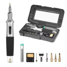 10 in 1 Gas Soldering Iron Case Set Multifunctional Automatic Ignition Lighter Cordless Welding Torch Pen Repair Tool