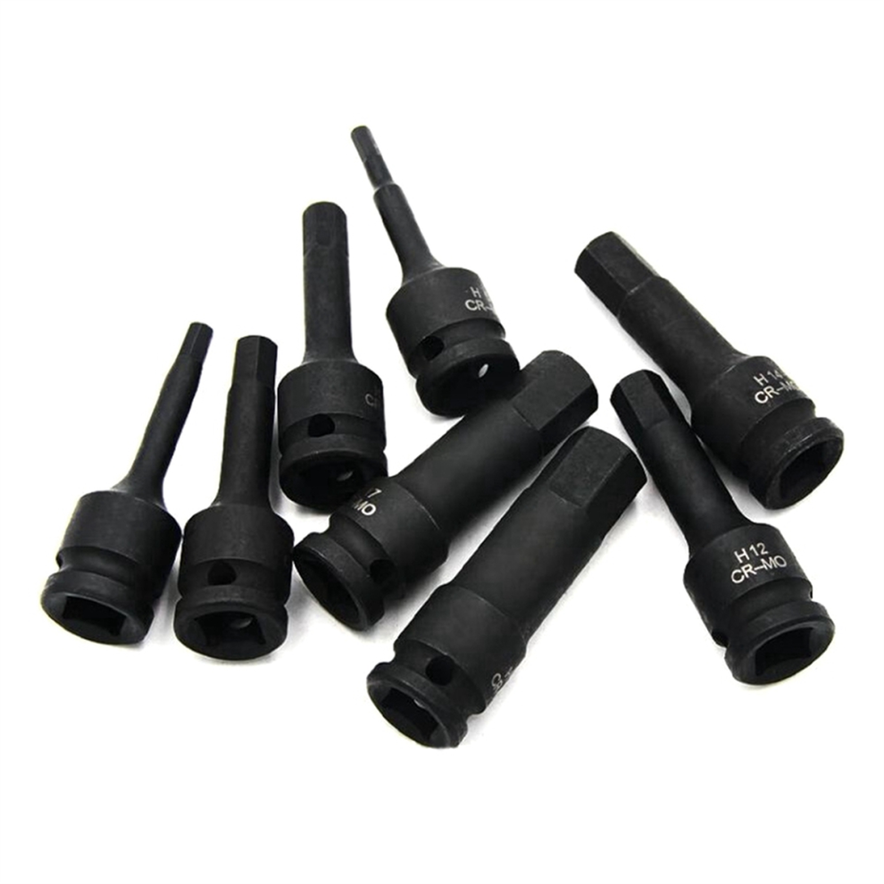 1/2Inch Impact Hex Socket Drill Bit 12.5Mm H5-H19 Key Wrench Adapter 4851045546864