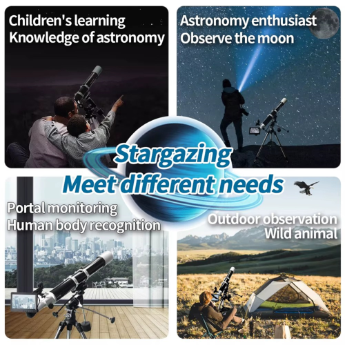 7 Inch Astronomical Telescope Electronic Eyepiece 16MP 1080P Recorder Microscope IPS Display Astronomy Camera 2