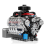 Mini V8 Engine Kit Running,Teenagers Physics Science Experiment Model, Great Gift for Kids and Adults 1