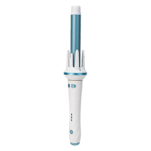 (Blue) Fully Automatic Curling Iron Artifact Electric Rotation Does Not Hurt Hair Perm Automatic Rotating Curling Iron