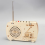 Build A Radio Kit Wood Electronic Learning Set Interactive Building Toys Science Experiment Electronics Kits 6