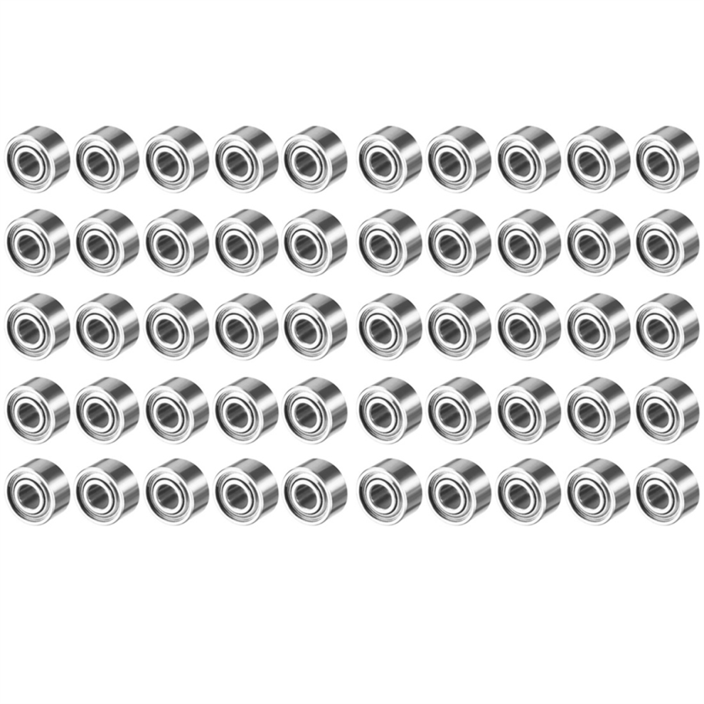 Miniature Sealed Metal Shielded Metric Radial Bearing Model: Mr52-Zz 2X5x2.5mm 50Pcs 4851045552780