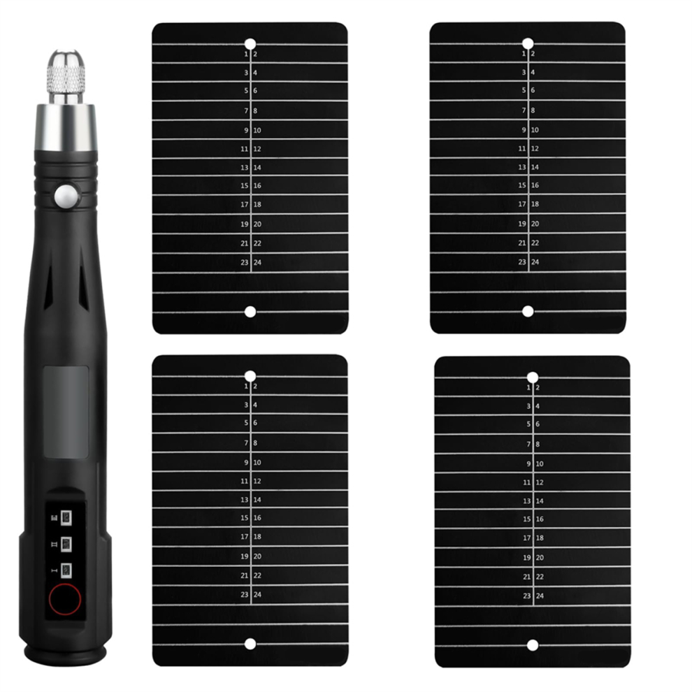 Electric Four Plate Engraving Set - Fire, Corrosion, And Rust All Software Hardware Wallets 4851045560310