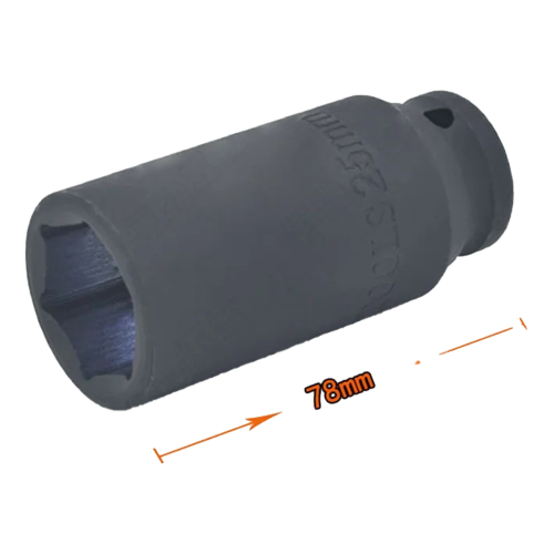 1/2 Electric Wrench Hexagonal Extended Socket Head 25x78mm Small Air Set Pneumatic Tool Accessories 2