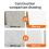 White Paint for Wall, Small Roller Brush Wall Repair Tool, Drywall Kit,White Kit 100g 9