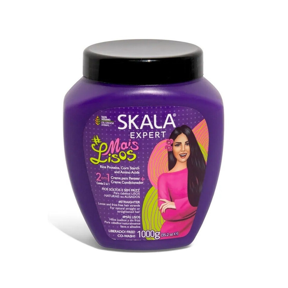 SKALA Mais Lisos Hair Cream | smoothing hair cream for straight and wavy hair  -1000g