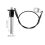 2 Pack 304 Stainless Steel Quick Release Pin Ball Locking with Push Button Round Handle Lanyard Usable Length 30mm 4