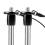 2 Pack 304 Stainless Steel Quick Release Pin Ball Locking with Push Button Round Handle Lanyard Usable Length 30mm 3