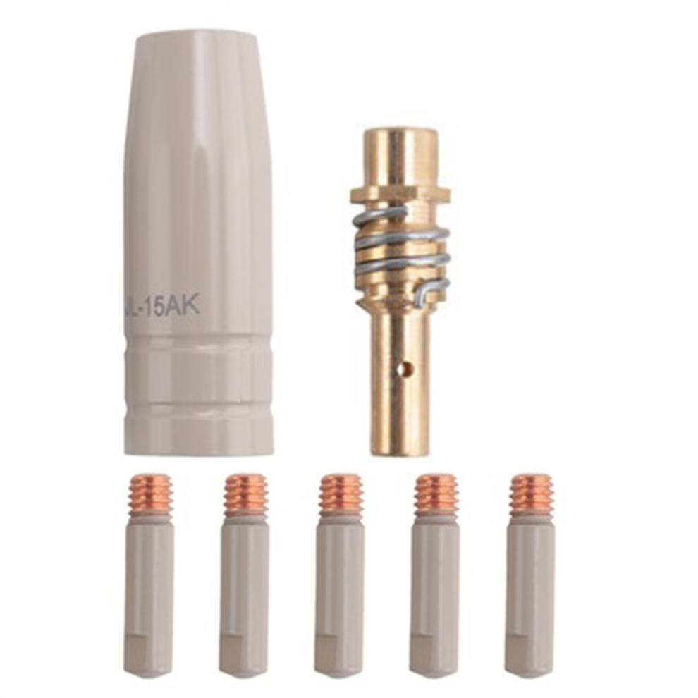 7Pcs 15Ak Coating Protection Nozzle Welding Slag European Airless Gas Machine Protective Sleeve 1.0Mm 4853680495620