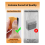 Denibbing File with Handheld Device, Double-Sided Grinding Mini Tools Car Paint Remover Tool Replacement 5