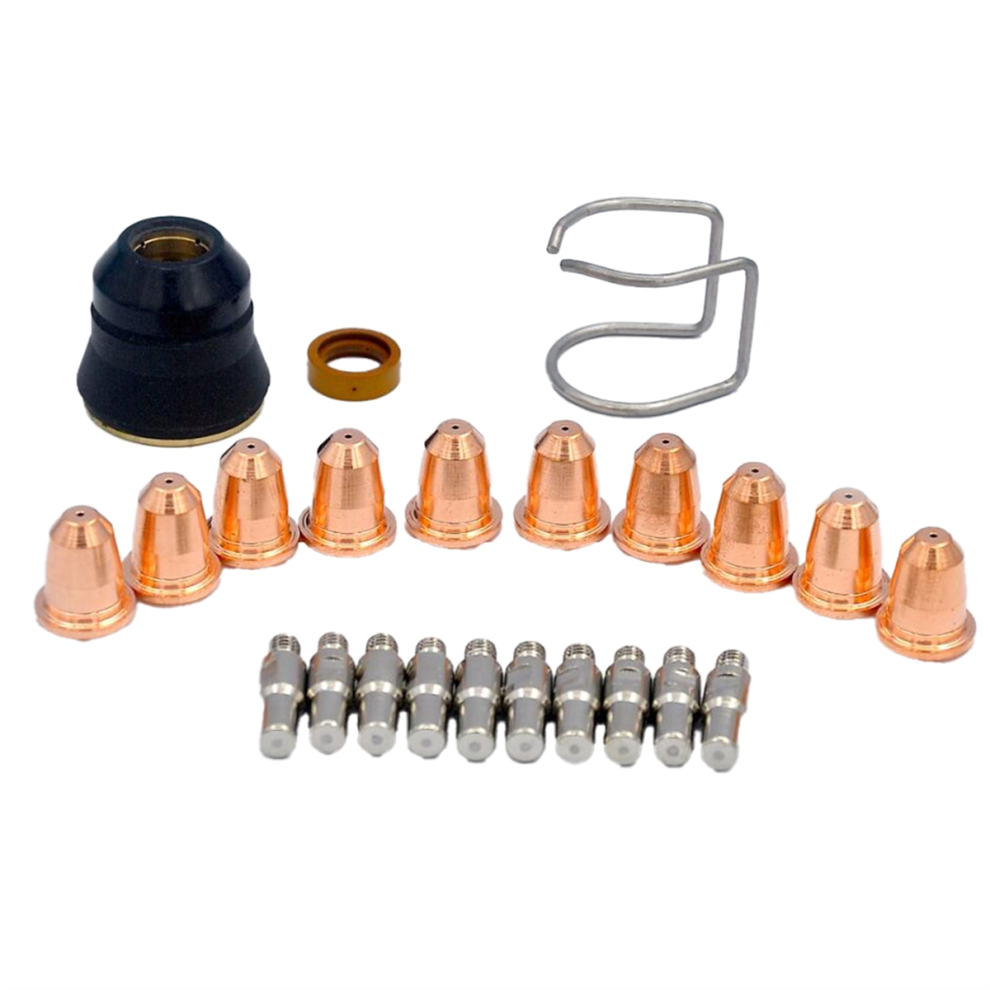 23PCS Plasma Electrode PR0110 Tip 0.8mm PD0116 Shield Cup PC0116 Diffuser PE0106 Consumables for S45 Torch-image-OPC-PJ8CVR9-NEW