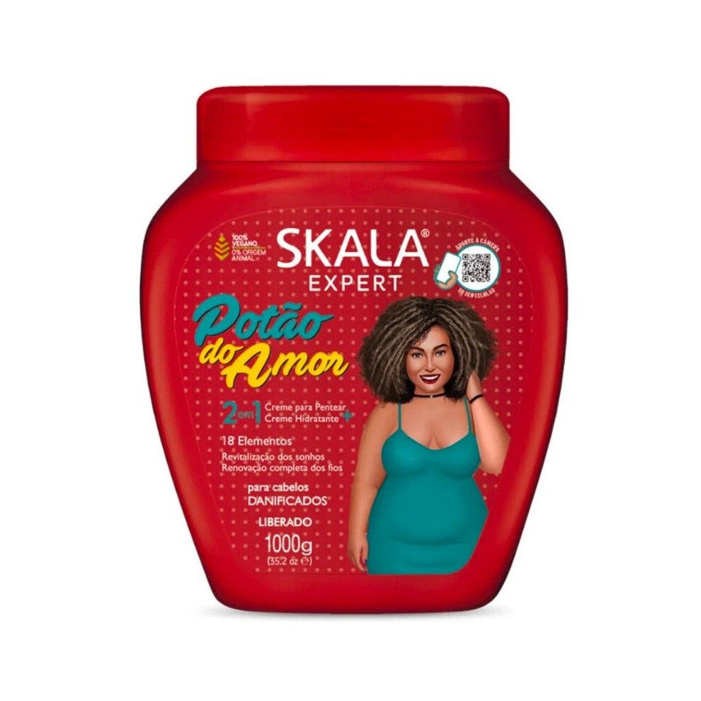 Cream Skala Restorative And Moisturizing Hair And Conditioner For Damaged Hair - 1000 Grams