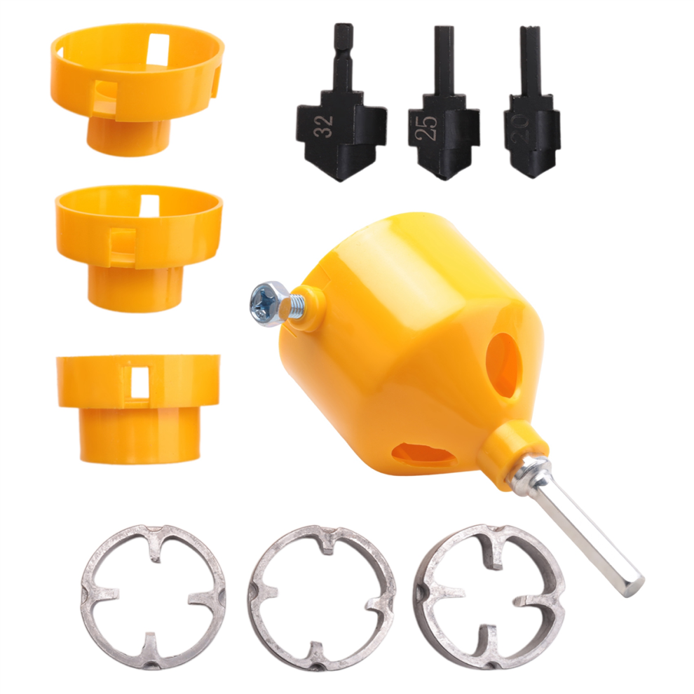 Ppr Lifting Stepped Drill Bit With Pvc Pipe Threader Water Expansion Punch Plumber Power Tool 4853680498799