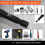 Impact Socket Adapter Set,1/4-in Hex Shank Driver Extension 1/4in 3/8in 1/2in Drive 5
