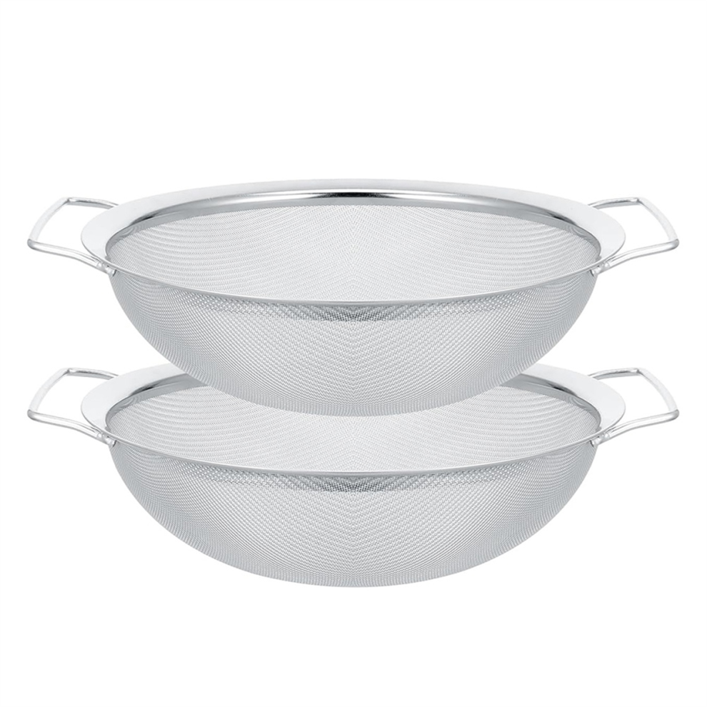 Paint Strainer for 5 Gallon Bucket, 2 Pack Stainless Steel Fine Mesh Screen, Reusable Filter, Funnel Filter-image-OPC-PJ8CWPS-NEW