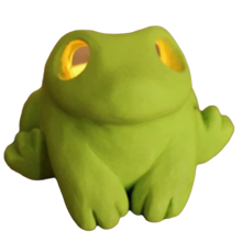 Frog Candle Holder Table Centerpiece Decor Big-Eyed Tabletop Tea Light Stand