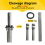 5Pcs Stone Splitter Heavy Duty Plug Wedge Shims Expansion Tool for /Marble Separator Hand 3