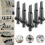 5Pcs Stone Splitter Heavy Duty Plug Wedge Shims Expansion Tool for /Marble Separator Hand 10
