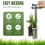 2PCS Bulb Planter Tool,Plant and Fruit Tree Seedling Transplanter, Stainless Steel Seed Planting Tools Easy Transplanter 7