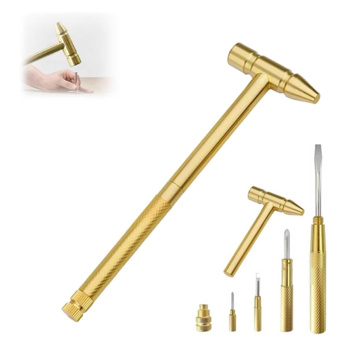 Hand Tools 6 In1 Micro-Multifunction Hammer, in 1 Mini Multifunction Craft Hammer & Screwdrive Mallet 2