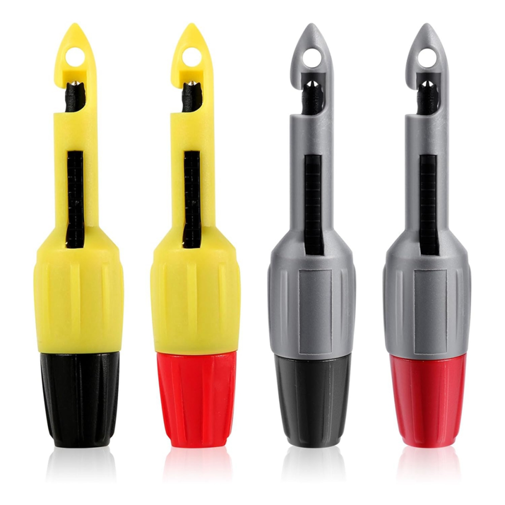 4Pcs Wire Piercing Probe Kit, 0.08In And 0.16In Insulation Puncture Clip Test Tool 4853680408705