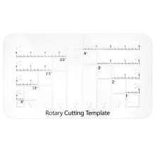 Boxy Bag Making Templates Acrylic Cutting with Scale Maker Boxed Bottom Template