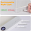 Book Light, Rechargeable Clear LED Flat Reading Light with 3 Colors & Timer, Plate Lamp Full Page White 7