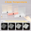 Book Light, Rechargeable Clear LED Flat Reading Light with 3 Colors & Timer, Plate Lamp Full Page White 6