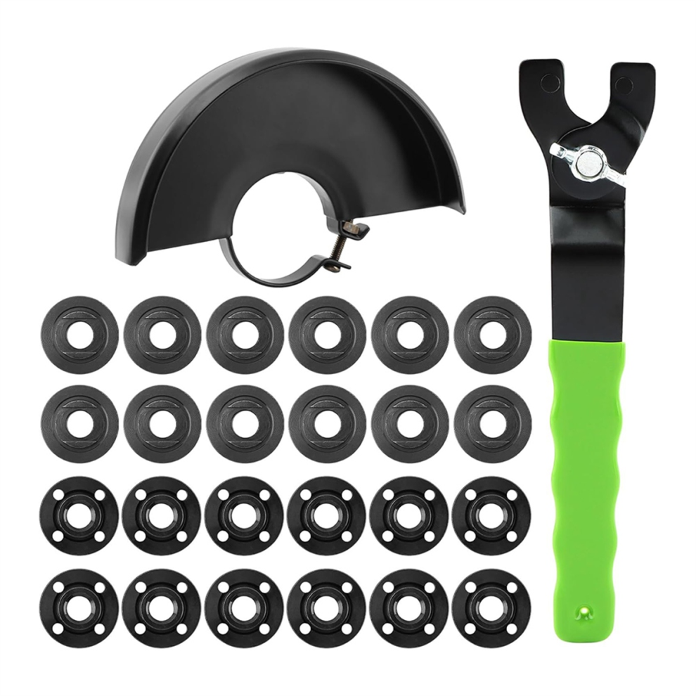 26Pcs Angle Grinder Wrench Kit, Adjustable Spanner Wrench, Replacement Parts For Machine 4853680409085