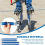 4PCS Drywall Stilts Straps, Adjustable Foot Band Nylon Leg Fixation Strap Replacement Part for 4