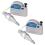 Retractable Plumb-Bob, Automatically Stretch Line Stabilize Magnetic Plumb- Tool, Plum-Bob 2PCS 1