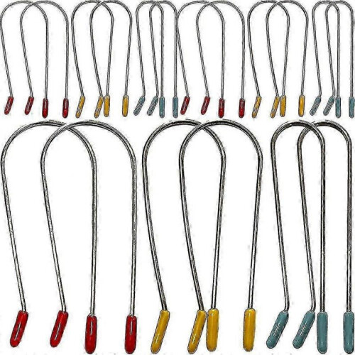 24pcs Hot Curler Clips Replacement Hot Roller Clips Rollers Securing Pin for Home Salon  New