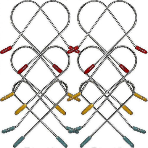 24pcs Hot Curler Clips Replacement Hot Roller Clips Rollers Securing Pin for Home Salon  New 2