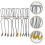 24pcs Hot Curler Clips Replacement Hot Roller Clips Rollers Securing Pin for Home Salon  New 4
