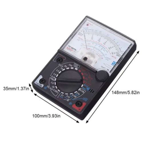 -360TRE-L-B Pointer Multimeter AC DC Measure with Tester Pen Indicator Light Beeping Ammeter Voltmeter Resistance 2