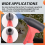 Portable Jet Violent Fan Powered Tool for 18V Lithium Battery with Adjustable Speeds Blower 9