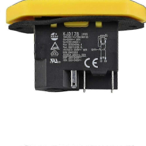 Integrated Switch - 230v Voltage-free Switch Kedu Kjd17 B with Undervoltage Release And Coil Contact Executed 2