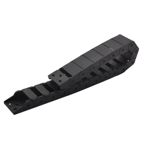 Cable Chains 18x25mm Bridge Type Semi-Open Plastic Towline Transmission Drag Chain for Machine