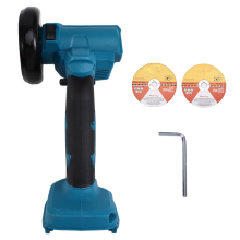 Mini Angle Grinder 3 Inch Cordless Polishing Machine Cutting Grinder+2 Disc Power Tool for 18V Battery