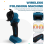 Mini Angle Grinder 3 Inch Cordless Polishing Machine Cutting Grinder+2 Disc Power Tool for 18V Battery 7
