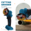 Mini Angle Grinder 3 Inch Cordless Polishing Machine Cutting Grinder+2 Disc Power Tool for 18V Battery 10