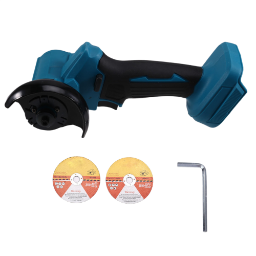 Mini Angle Grinder 3 Inch Cordless Polishing Machine Cutting Grinder+2 Disc Power Tool for 18V Battery 2
