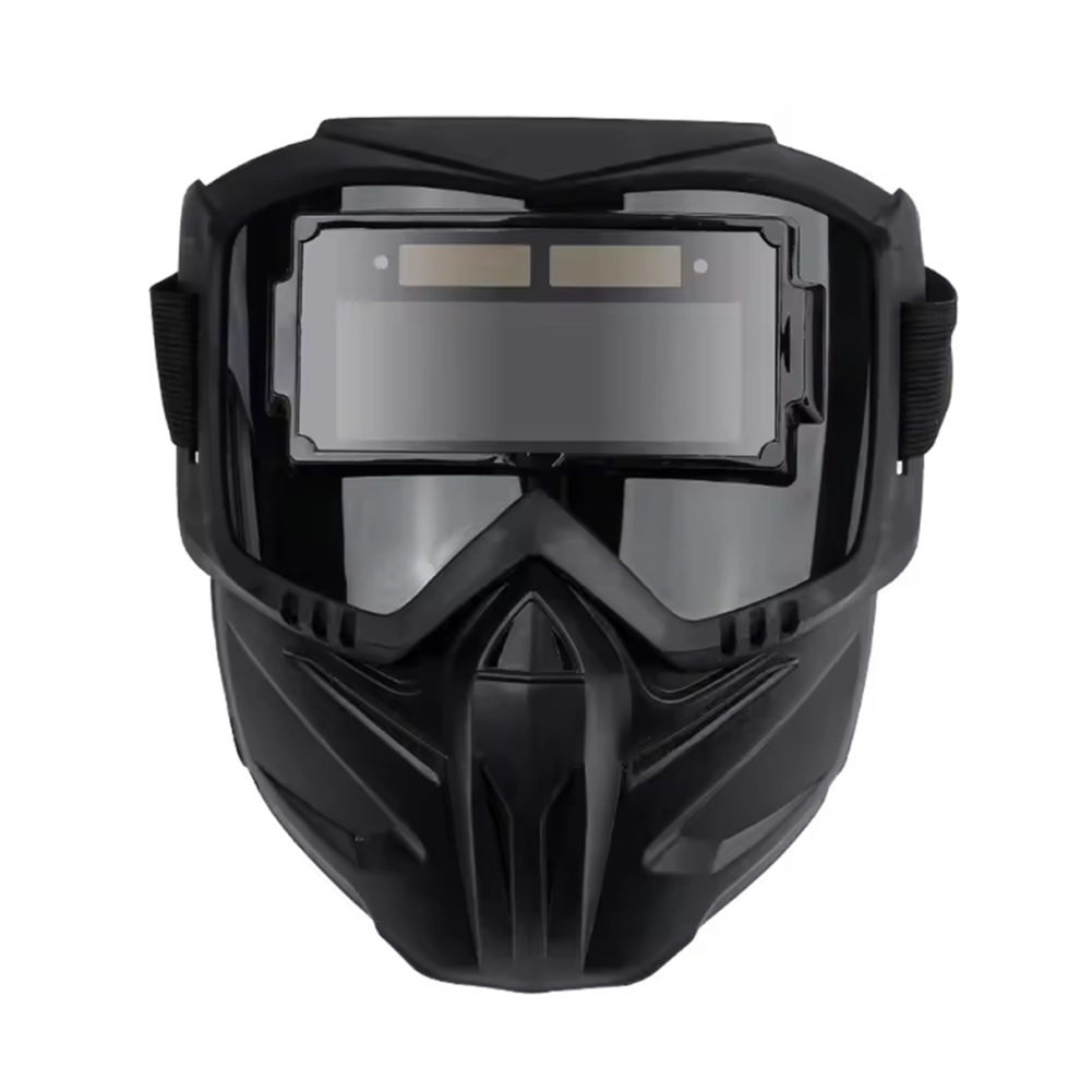 Auto Darkening Welding Glasses Work Face Protector Adjustable Band Impact Welder Mask Cover